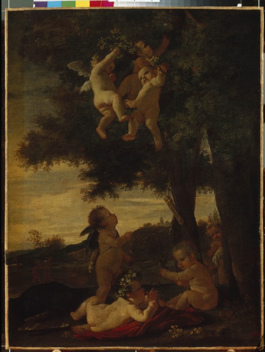 Cupids and Geniuses from Nicolas Poussin