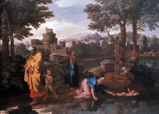 Die Aussetzung des Moses from Nicolas Poussin