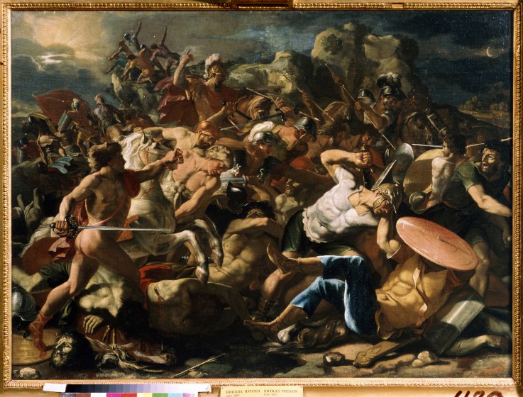 Victory of Joshua over the Amorites from Nicolas Poussin