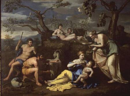 The Feeding of Jupiter from Nicolas Poussin
