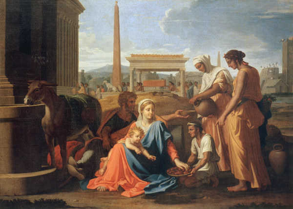 Holy Family in Egypt / Poussin / 1655/57 from Nicolas Poussin