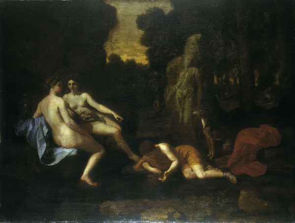 Nicolas Poussin / Narcissus from Nicolas Poussin