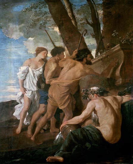 The Shepherds and Shepherdesses of Arcadia from Nicolas Poussin