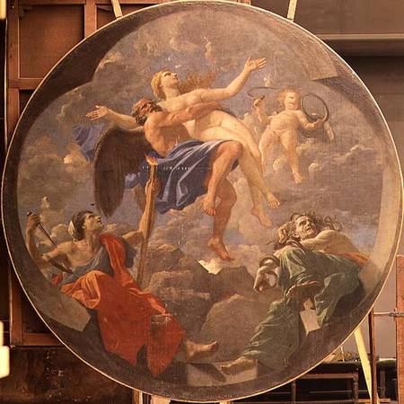 Truth Stolen Away by Time Beyond the Reach of Envy and Discord from Nicolas Poussin