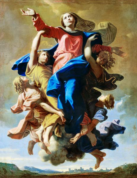 The Assumption of the Virgin from Nicolas Poussin
