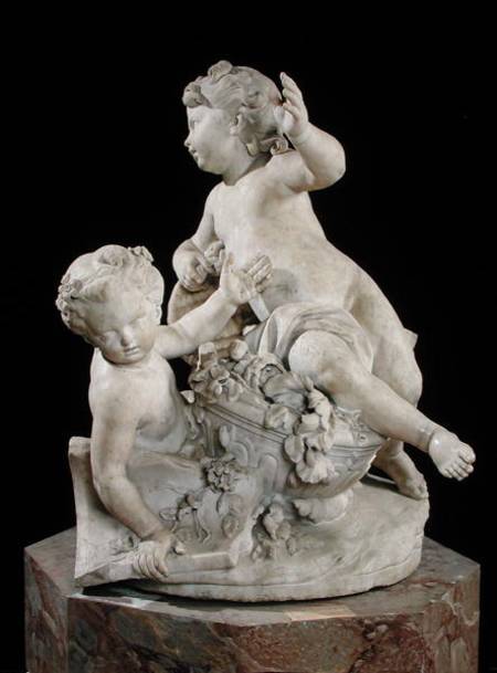 Two Children Fighting over a Bouquet from Nicolas Vinache