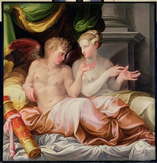 Eros and Psyche, 16th century from Nicolo dell' Abate