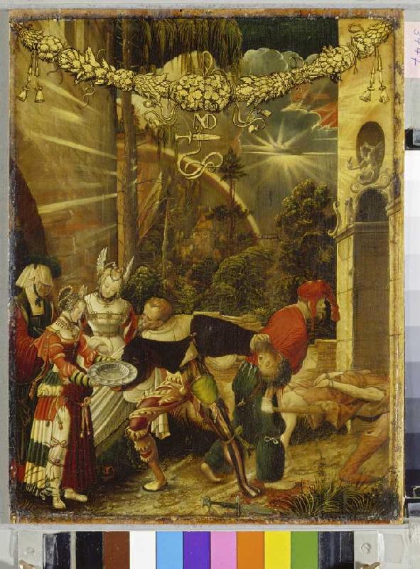 The decapitation of Johannes of the Täufers. from Niklaus Manuel Deutsch