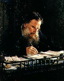 Portrait L.N. Tolstoi.