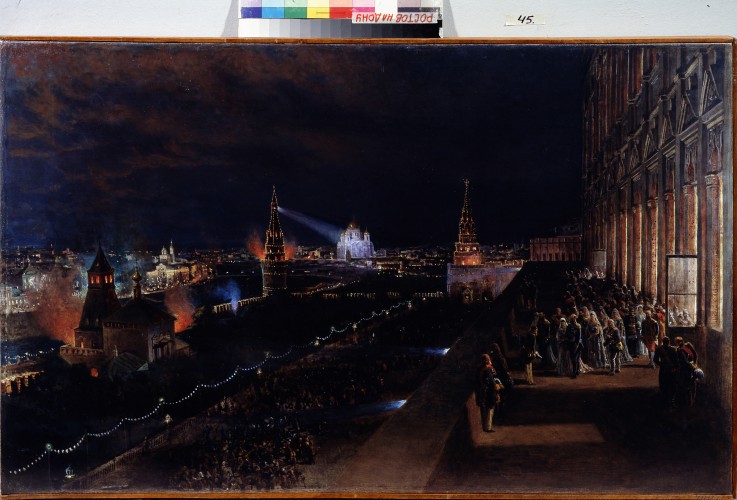 Illumination of the Moscow Kremlin from Nikolai Jegorowitsch Makowski