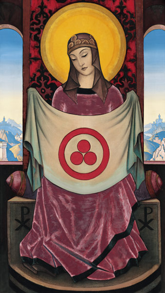 Madonna Oriflamma from Nikolai Konstantinow. Roerich