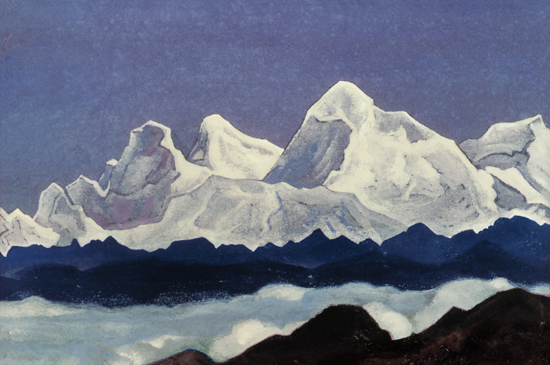 Mount Everest from Nikolai Konstantinow. Roerich