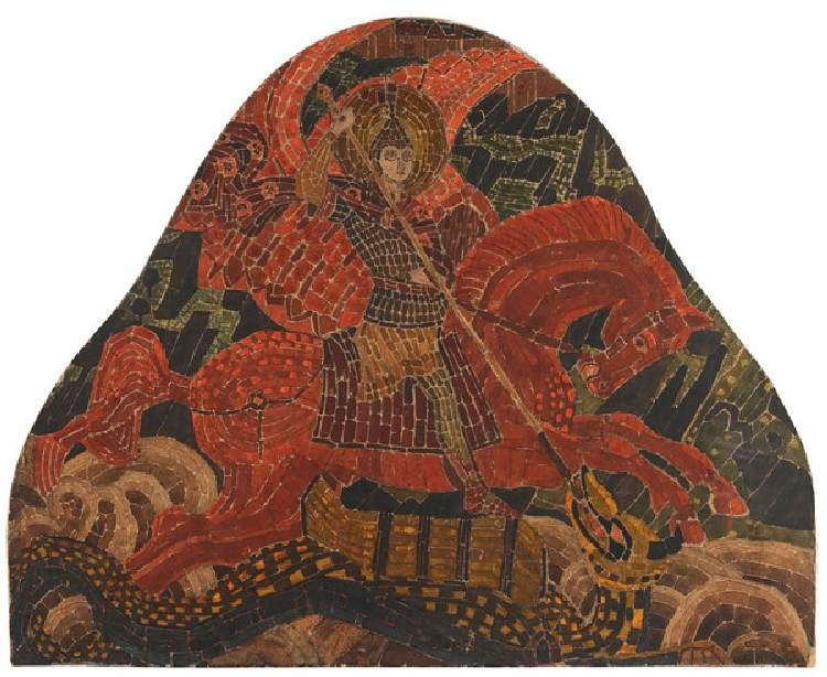 Der Erzengel Michael from Nikolai Konstantinow. Roerich