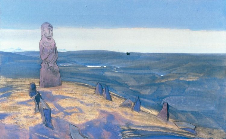 The Guardian of the Chalice from Nikolai Konstantinow. Roerich