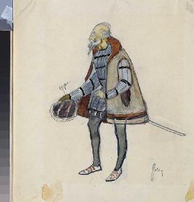 Costume design for the theatre play The Miserly Knight by A. Pushkin