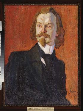 Portrait of the poet Konstantin Balmont (1867-1942)