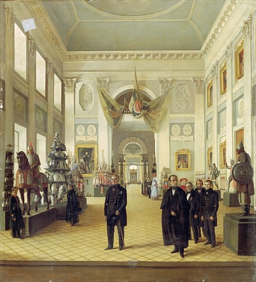 Interior of the Armoury Chamber in the Kremlin from Nikolai Alexeyevich Burdin