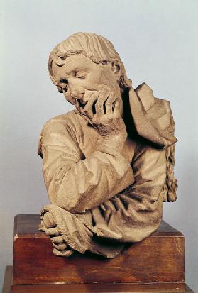 Bust of a Man Leaning on his Elbow or, Self Portrait