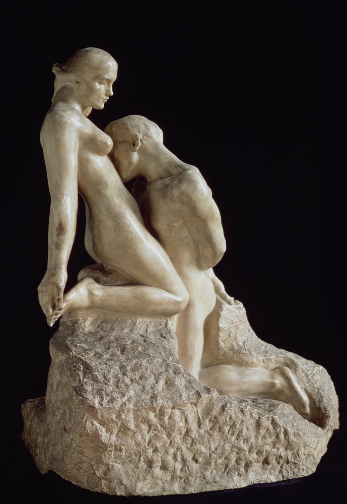 The Eternal Idol by Auguste Rodin (1840-1917), c.1889 (marble) (see also 83648) from 
