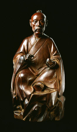 A Boxwood Figure Of A Scholar, 18th Century from 