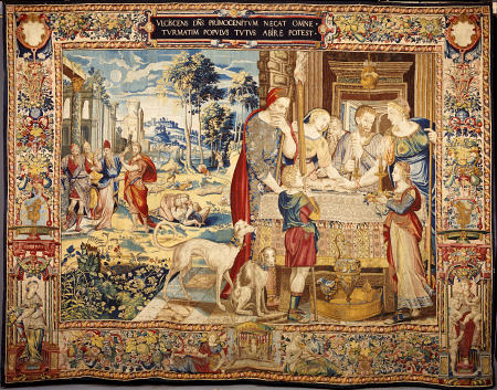 A Brussels Tapestry Woven In Wools, Silks And Metal Threads, Depicting The Passover And Death Of The from 