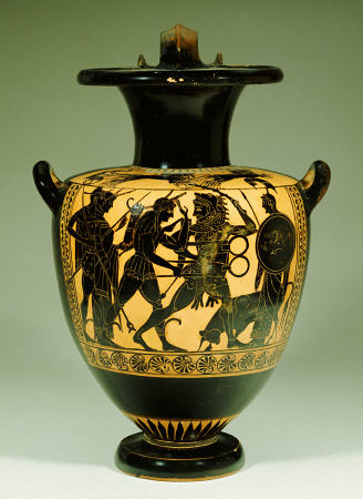 An Attic Black-Figure Amphora, With Herakles Fighting Apollo For The Sacred Bronze Tripod Of Delphi from 