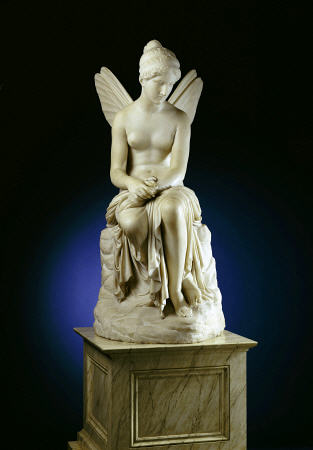 An Important Italian White Marble Figure Of Psyche Abandoned from 