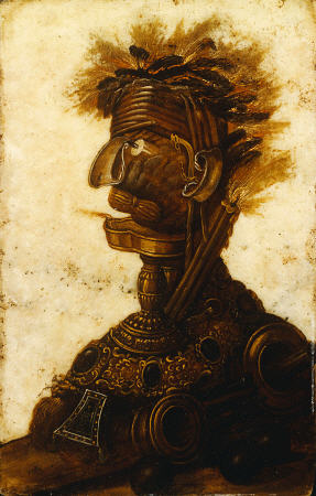 Anthropomorphic Heads Representing One Of The Four Elements - Fire from 