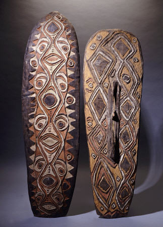 An Upper Sepik And A Rare Hunstein Shield from Papua New Guinea from 