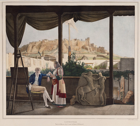 A View Of The Acropolis From The The French Consul, M from 