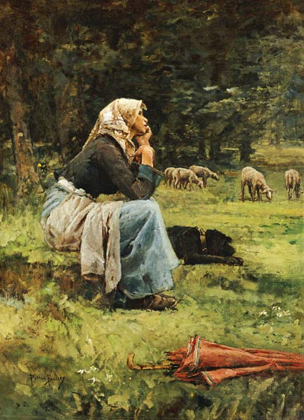 A Young Shepherdess from 