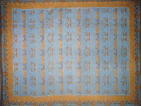 An Art Nouveau Flat Weave Wool Carpet Attributed To Alexander Morton & Co