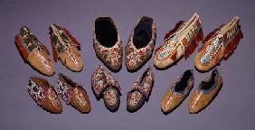 A Selection Of American Indian Moccasins