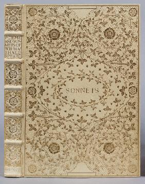 A White Pigskin And Gilt Binding Of The Poems And Sonnets Of William Shakespeare
