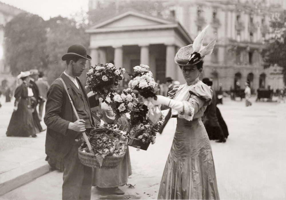 Flower seller / Potsdamer Platz / 1910 from 