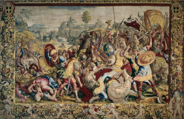 Battle at Ticinus / Tapestry from 