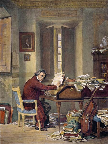 Beethoven Composing , Schloesser from 