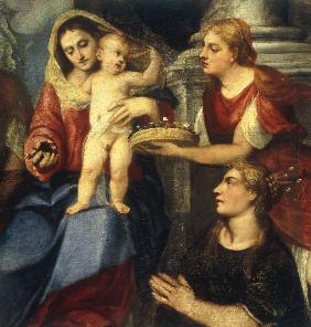 Bonifazio Veronese / Mary w.Saints