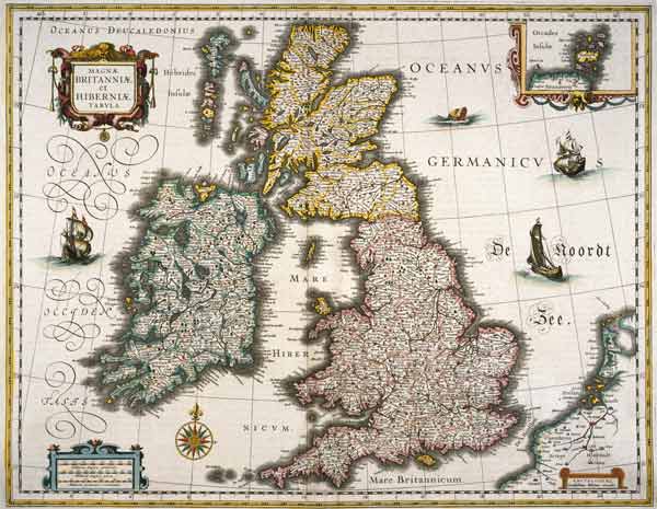 British Isles , Map from 