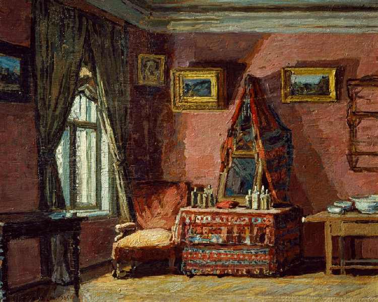 Das Schlafzimmer im Haus des Komponisten Pjotr I. Tschaikow from 