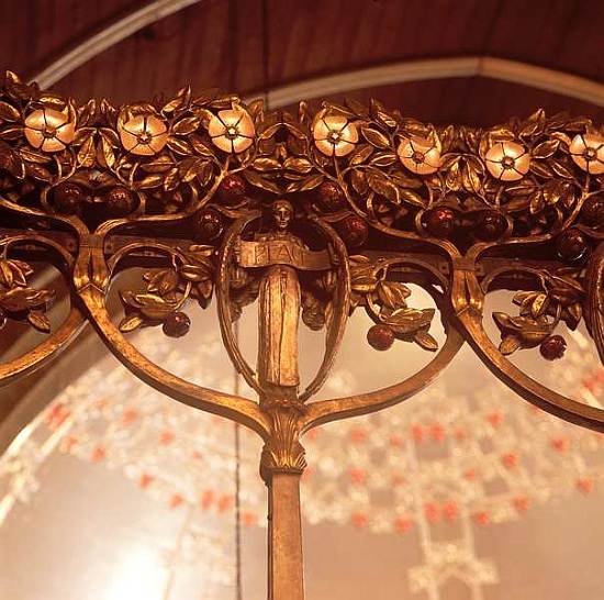 Detail of the Rood Screen, from St Marys Church from 