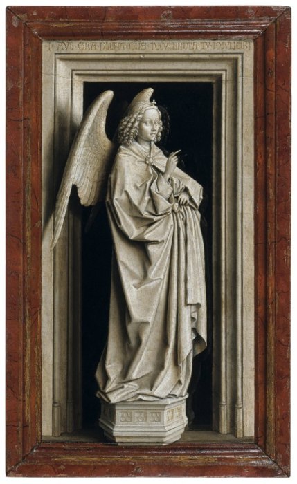 The Annunciation (Diptych, left panel) from 