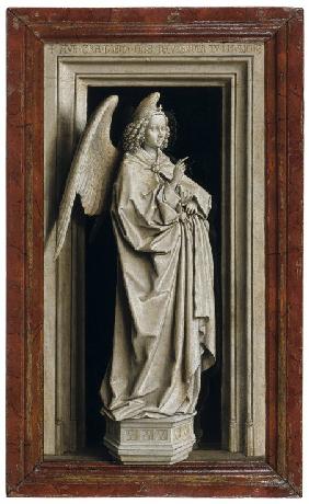 The Annunciation (Diptych, left panel)
