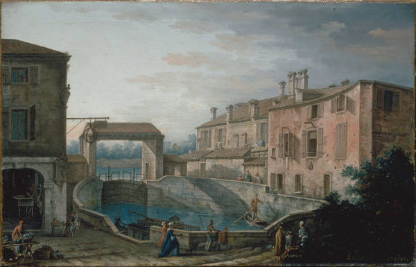 Dolo / Lock of the Brenta / Bellotto from 