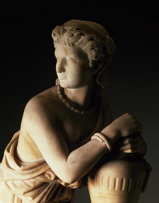 Detail of a statue of Rebecca from 