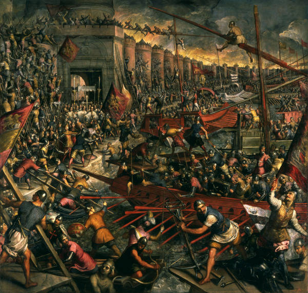 Conquest of Constantinople / Tintoretto from 