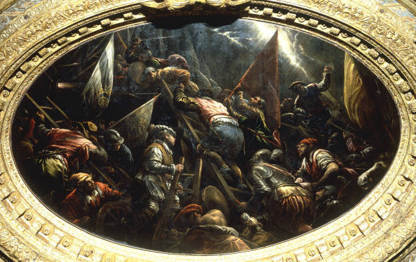 Capture of Padua / Ptg.by F.Bassano from 