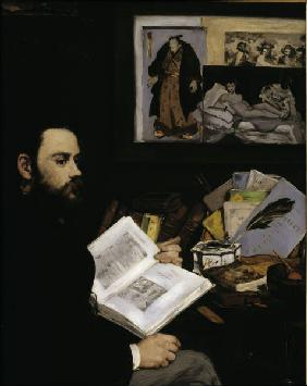 Emile Zola / Painting by E.Manet