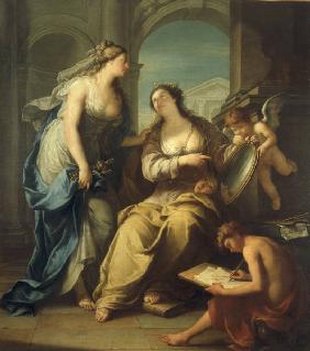 F.Maggiotto / Allegory of Painting /1768
