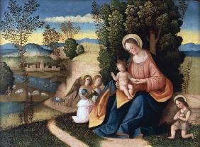Francesco da Santacroce / Mary & Child